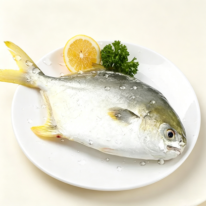 Large Frozen Golden Pomfret